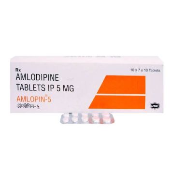 Amlopin 5 mg Tablet - Strip of 10