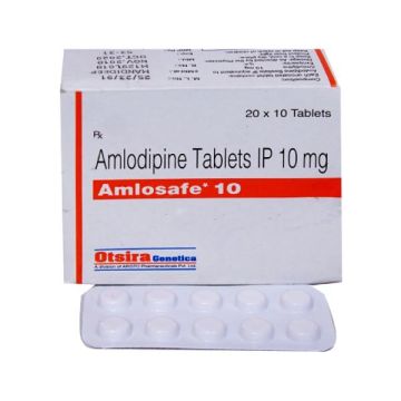 Amlosafe 10 mg Tablet - Strip of 10