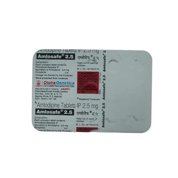 Amlosafe 2.5 mg Tablet - Strip of 15