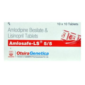 Amlosafe LS 5/5 mg Tablet - Strip of 10