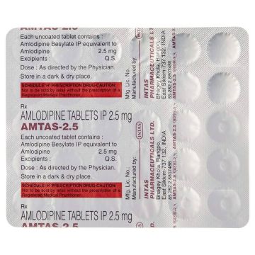 Amtas 2.5 mg Tablet - Strip of 30