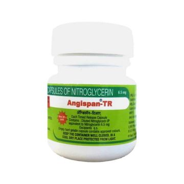 Angispan TR 6.5 mg Capsule - Bottle of 30
