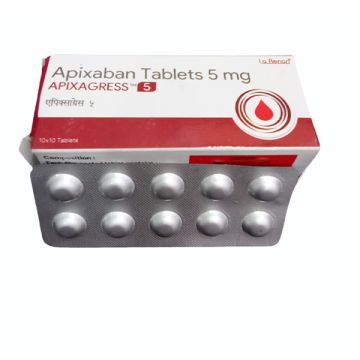 Apixagress 5 mg Tablet - Strip of 10