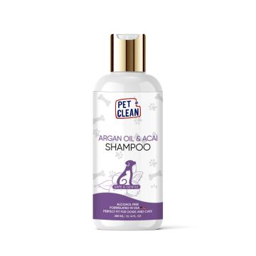 Pet Clean (PCABS) Pet Acai Berry & Argan Oil Shampoo - Pack of 1