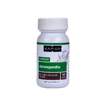 Kapiva Ashwagandha Capsules - Bottle of 60