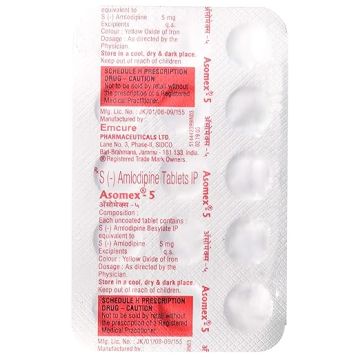 Asomex 5 Tablet - Strip of 15