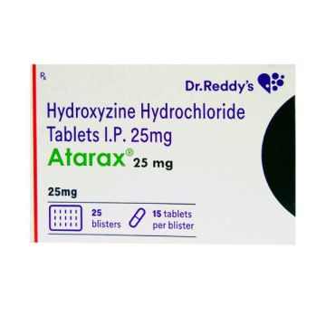 Atarax 25 mg Tablet - Strip of 15