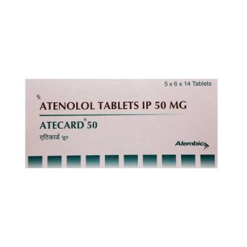 Atecard 50 mg Tablet - Strip of 14