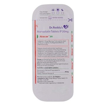 Atocor 20mg Tablet - Strip of 15