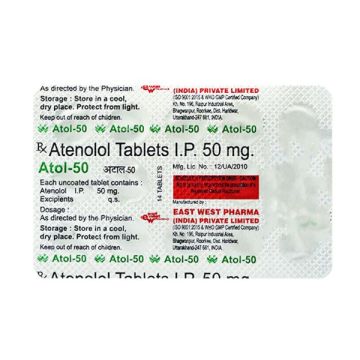 Atol 50 Tablet - Strip of 14