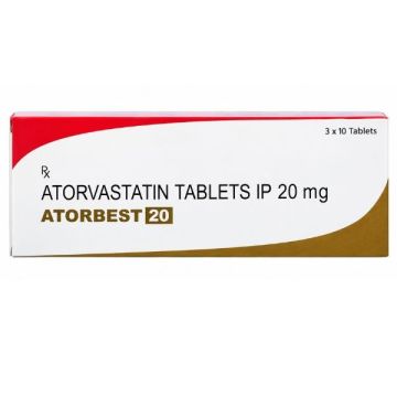 Atorbest 20 mg Tablet - Strip of 10