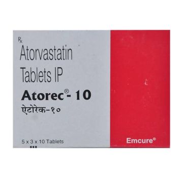 Atorec 10 mg Tablet - Strip of 10