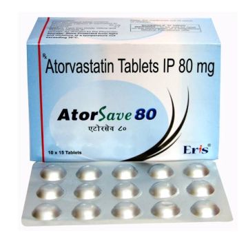 Atorsave 80 Tablet - Strip of 15