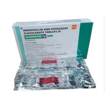 Augmentin 1 g Duo Tablet - Strip of 10
