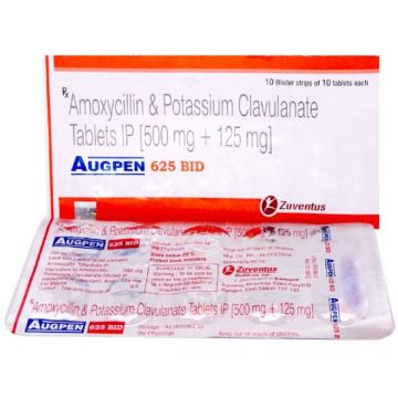Augpen 625 BID Tablet - Strip of 10
