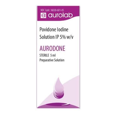 Aurodone Povidone Iodine 5% - 5ml