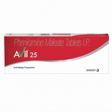 Avil 25 mg Tablet - Strip of 15