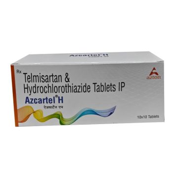 Azcartel H 40/12.5 mg Tablet - Strip of 10