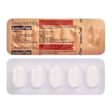Azibact 500 mg Tablet - Strip of 5