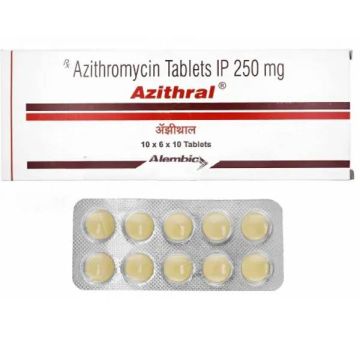 Azithral 250 Tablet - Strip of 10