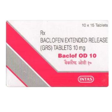Baclof OD 10 mg Tablet - Strip of 15