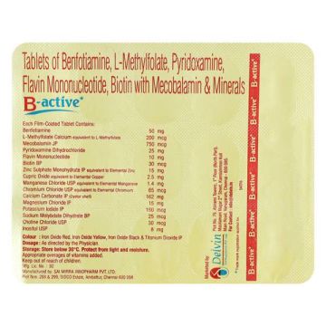 B Active Tablet - Strip of 15