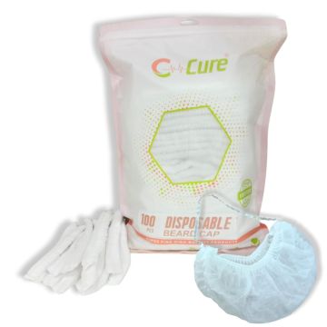 C-Cure Disposable Beard Cover for Men - Pack of 200