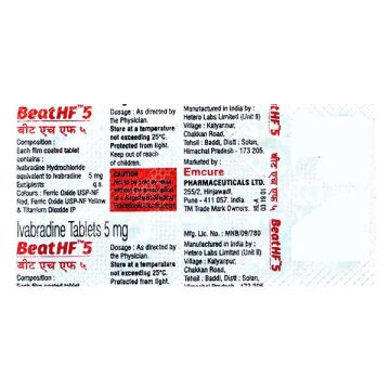 Beat HF 5 mg Tablet - Strip of 10