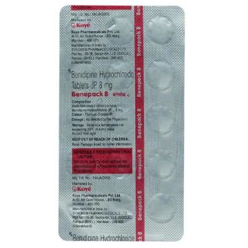 Benepack 8 mg Tablet - Strip of 15