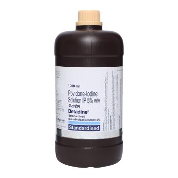 Betadine Povidone-Iodine Solution IP 5% w/v (500ml)