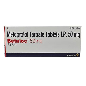 Betaloc 50 mg Tablet - Strip of 20