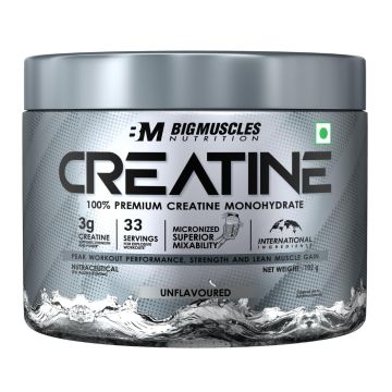 Bigmuscles Nutrition Creatine (Unflavoured) - 102g