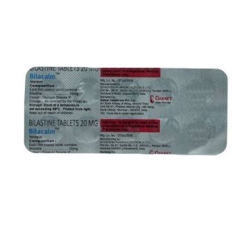 Bilacalm 20mg - Strip Of 10