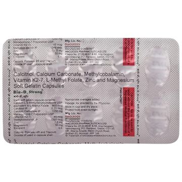 Bio D3 Strong Capsule - Strip of 10