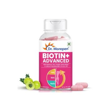 Dr. Morepen Biotin + Tablet -  Bottle Of 60