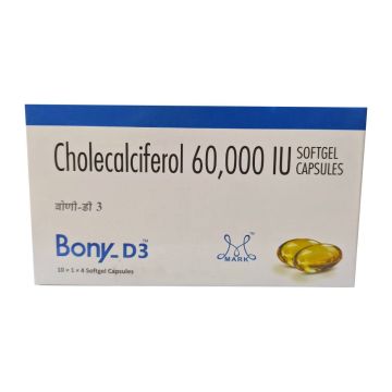 Bony D3 Soft Gel Capsule - Strip of 4