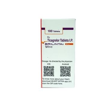 Brilinta 90 mg Tablet - Strip of 180