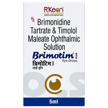 Brimotim Plus Eye Drops - 5 ml