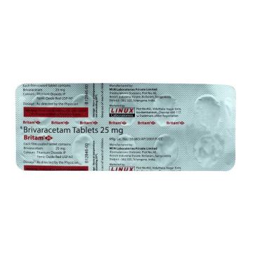 Britam 25 mg Tablet - Strip of 10
