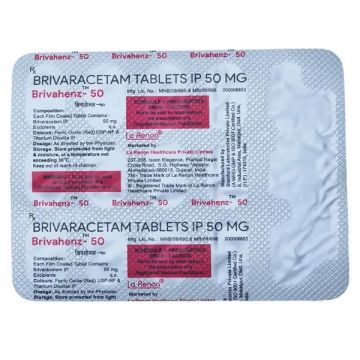 Brivahenz 50 mg Tablet - Strip of 15