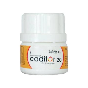 Caditor 20 mg Tablet - Bottle of 15