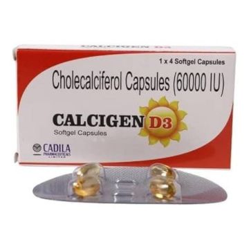 Calcigen D3 Soft Capsule - Strip of 4
