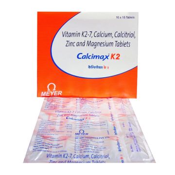 Calcimax K2 Tablet - Strip of 15