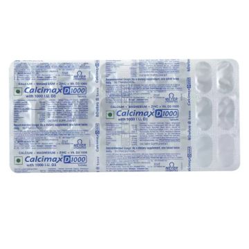 Calcimax D 1000 Tablet - Strip of 30