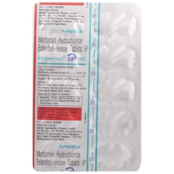 Carbophage XR 500 Tablet - Strip of 10