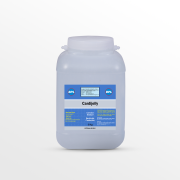 BPL Medical Technologies Cardi-Jelly Gel Jar|High Conductivity, Skin Friendly, Electrocardiography, Physio & Therapeutic for Fetal Doppler, ECG, Sonography, EMG & EEG - 5 Litre