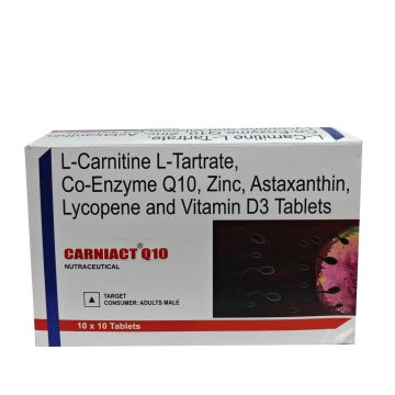 Carniact Q10 Tablet - Strip of 10