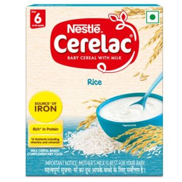 Nestle Cerelac Rice Stage 1 (6 to 24 months) Refill - 300g