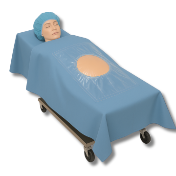 Slaney (CES02) Sterile Cesarean Drape (160cmx250cm) - Pack of 1