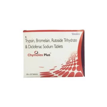 Chymolex Plus Tablet - Strip of 10